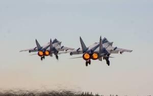 До прилета двух МиГ-31К в Мачулищи 9 и 10 октября российских истребителей в Беларуси не было полтора года