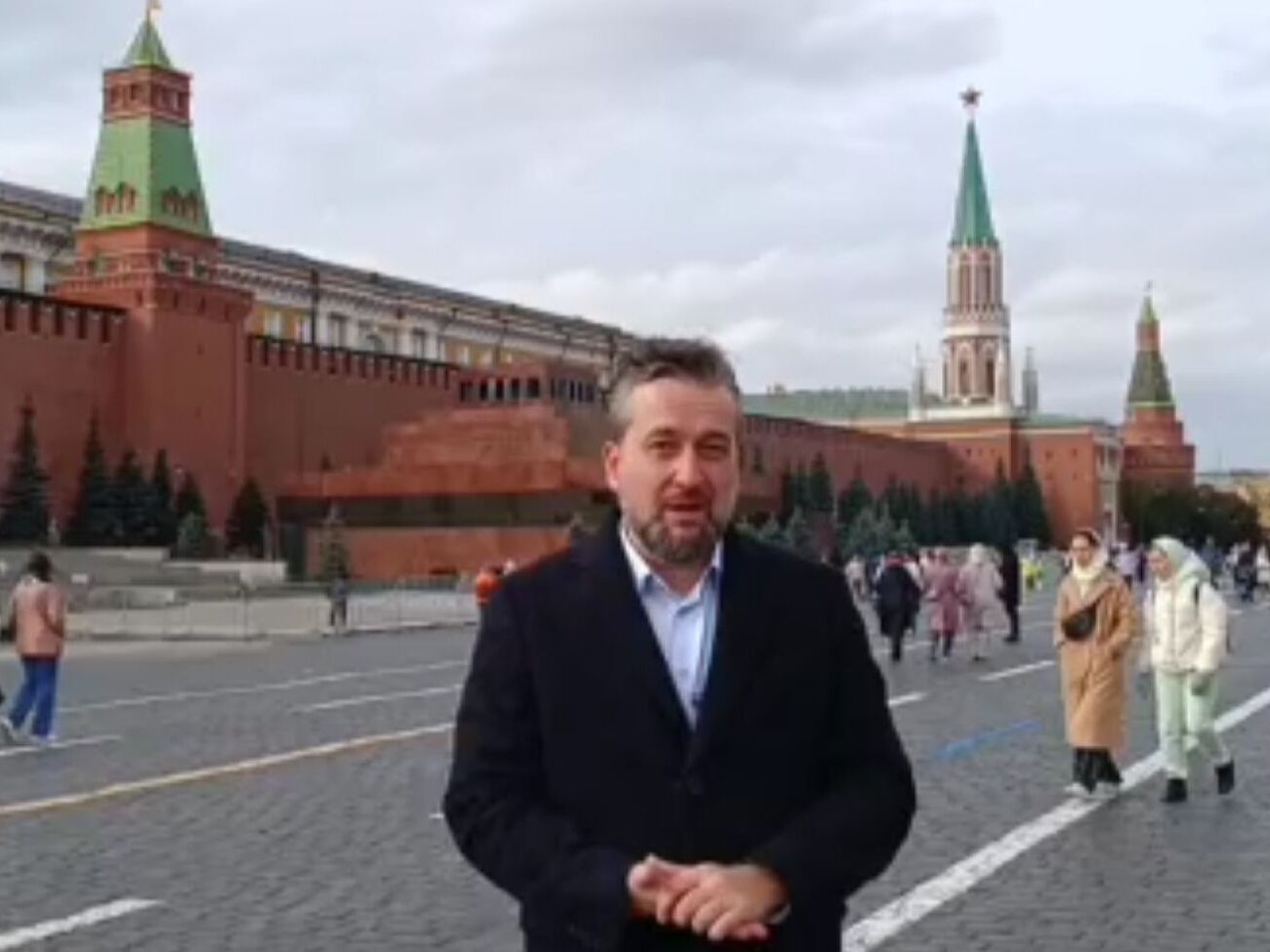 Блаха заявил, что пришел "поблагодарить" россиян за "свободу от фашизма"