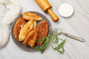 Пирожки жарятся на растительном масле