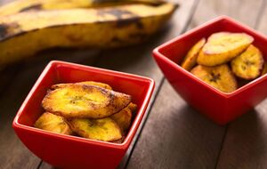 Банан можно пожарить с некоторыми специями