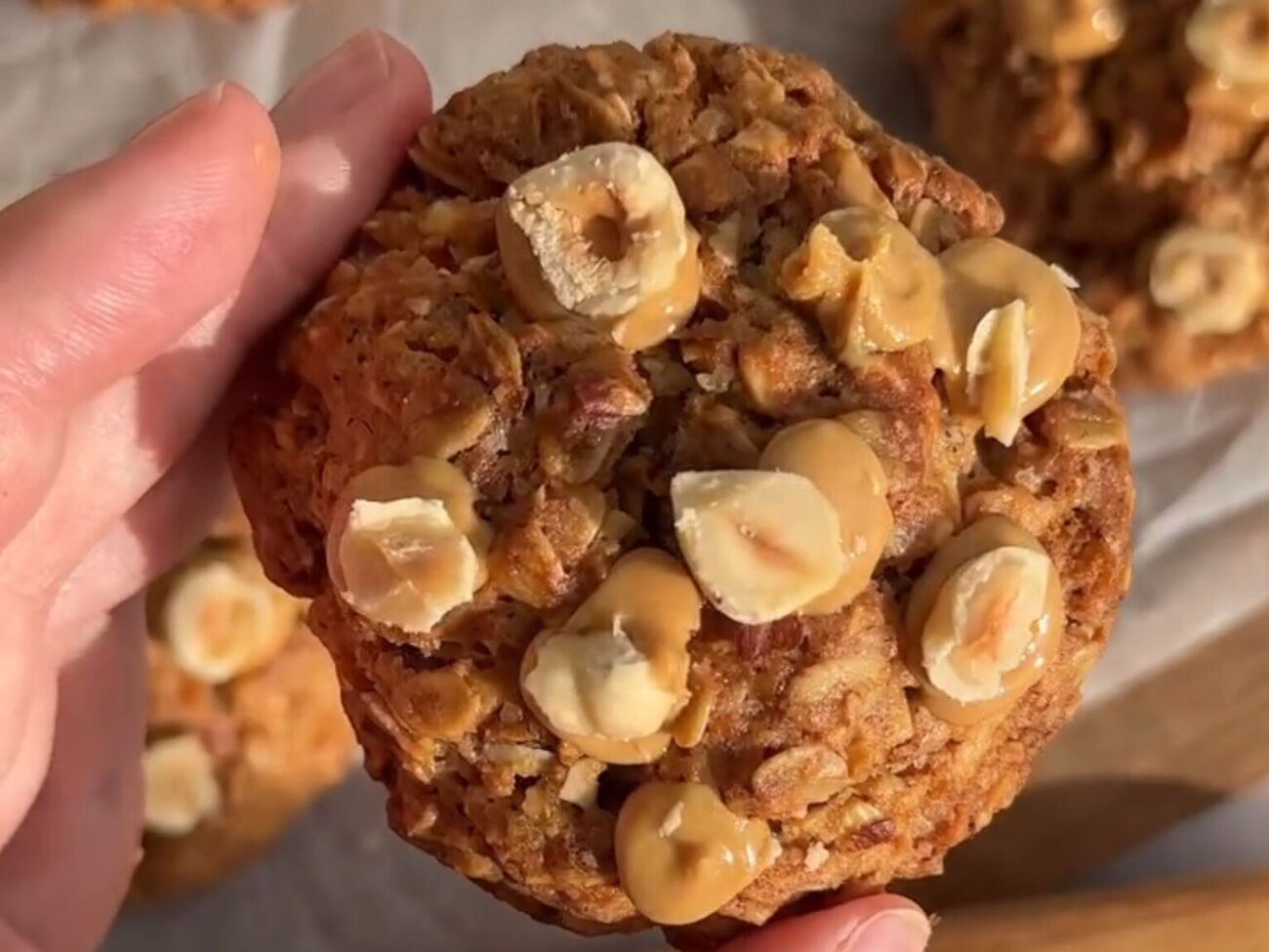 Смачне печиво з арахісовою пастою зникає дуже швидко