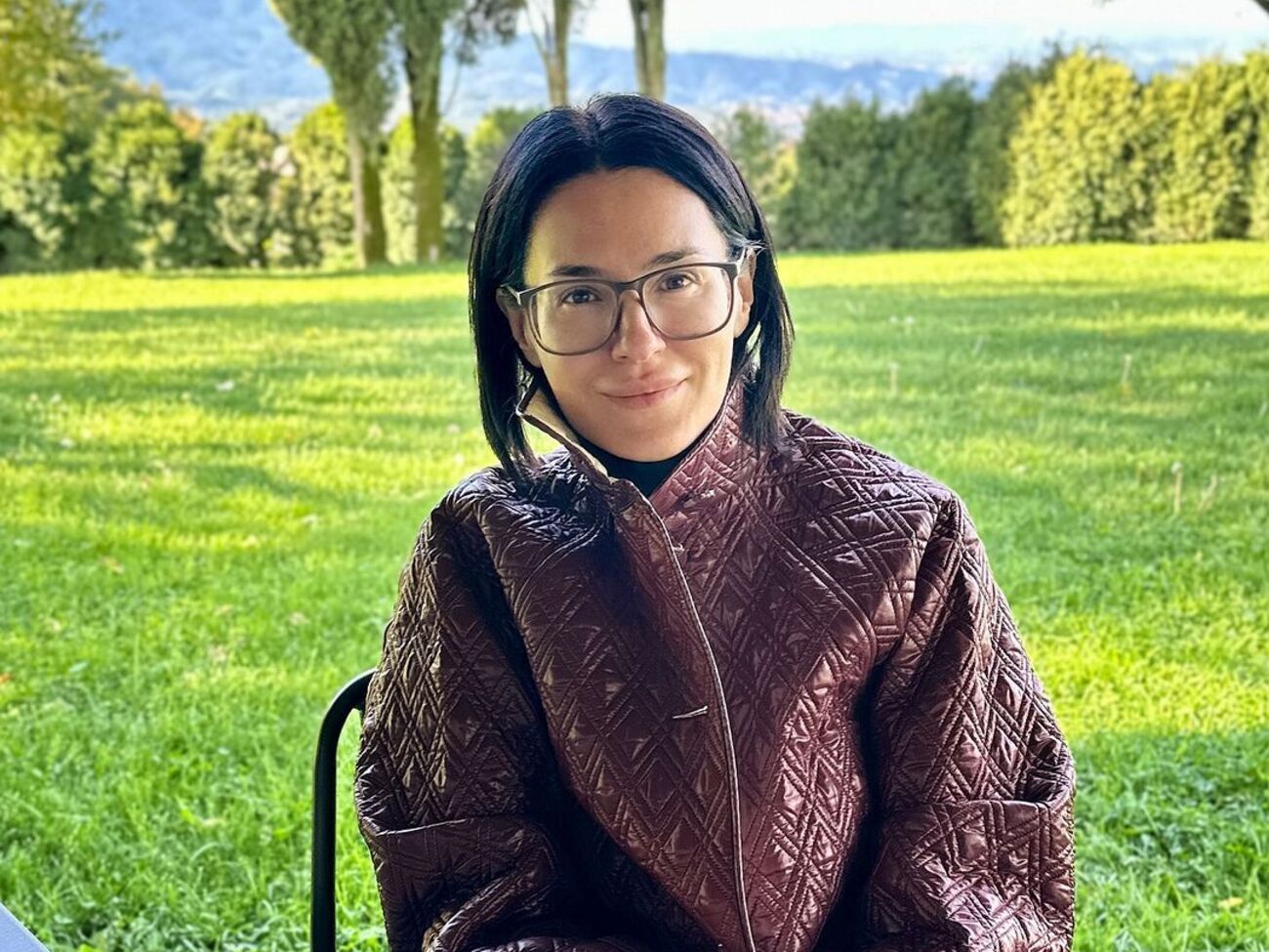 Ефросинина позировала как модель