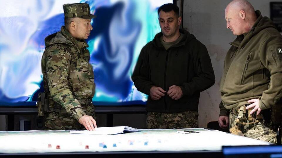 Сирський зустрівся з військовими, які беруть участь у курській операції