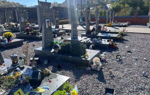Полиция еще не нашла причастного к повреждению могил, но на камерах видеонаблюдения видно женщину, которая "крушила все, что стоит на могильных плитах"
