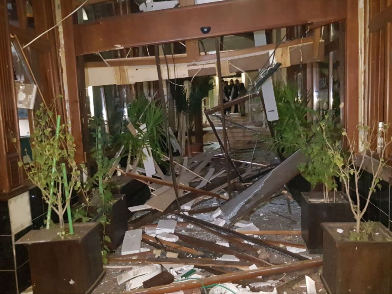 Унаслідок атаки в місті пошкоджено будівлі