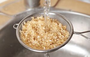 Рис нуждается в промывке