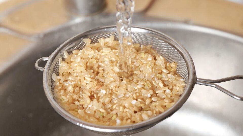 Рис нуждается в промывке