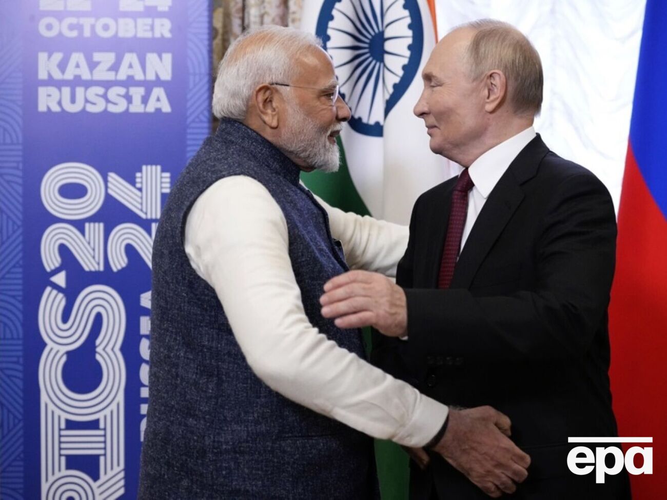 Индийский премьер встретился с Путиным в Казани