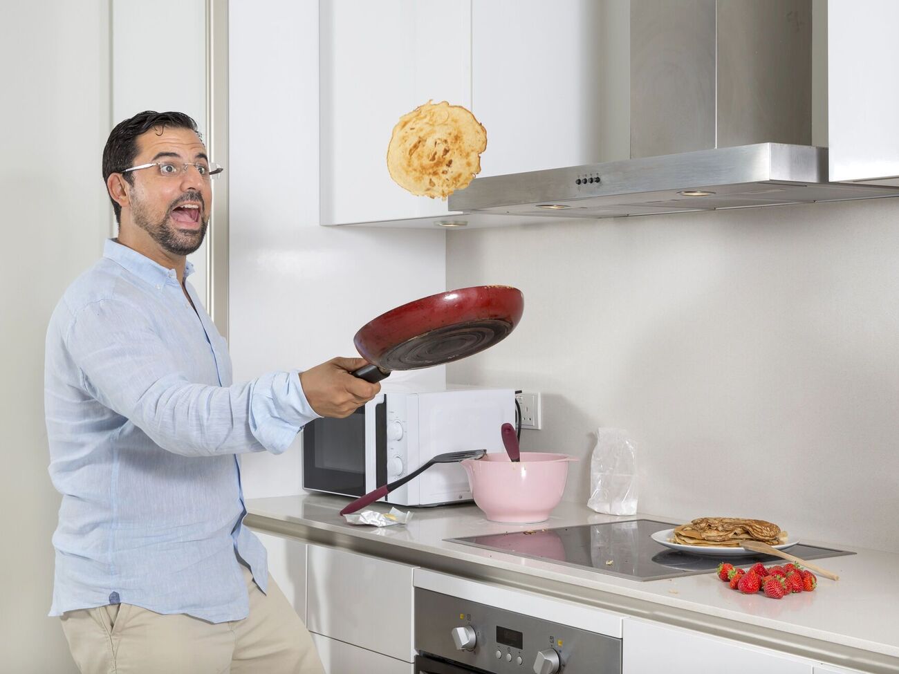 Блин лучше есть сразу после приготовления