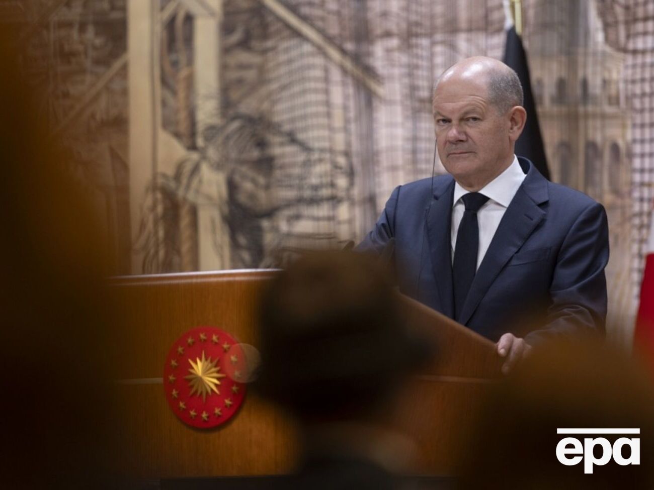 За словами канцлера Німеччини, країна у стані війни не може стати членом Альянсу