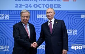 Гутерриш поговорил с Путиным в Казани