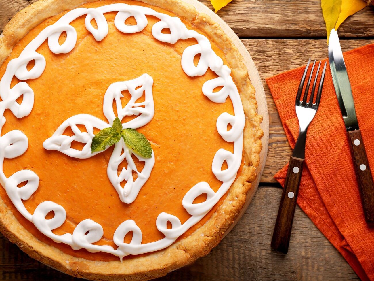 Специи в тыквенном пироге создают неповторимый вкус