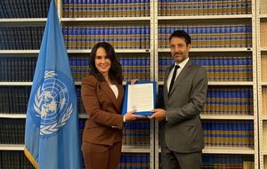 Мудра разом із Кислицею офіційно депонували ратифікаційну грамоту Римського статуту МКС у Нью-Йорку