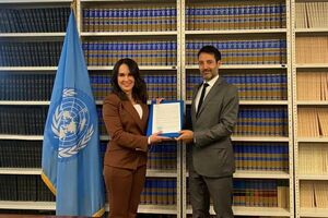 Мудра вместе с Кислицей официально депонировали ратификационную грамоту Римского статута МУС в Нью-Йорке