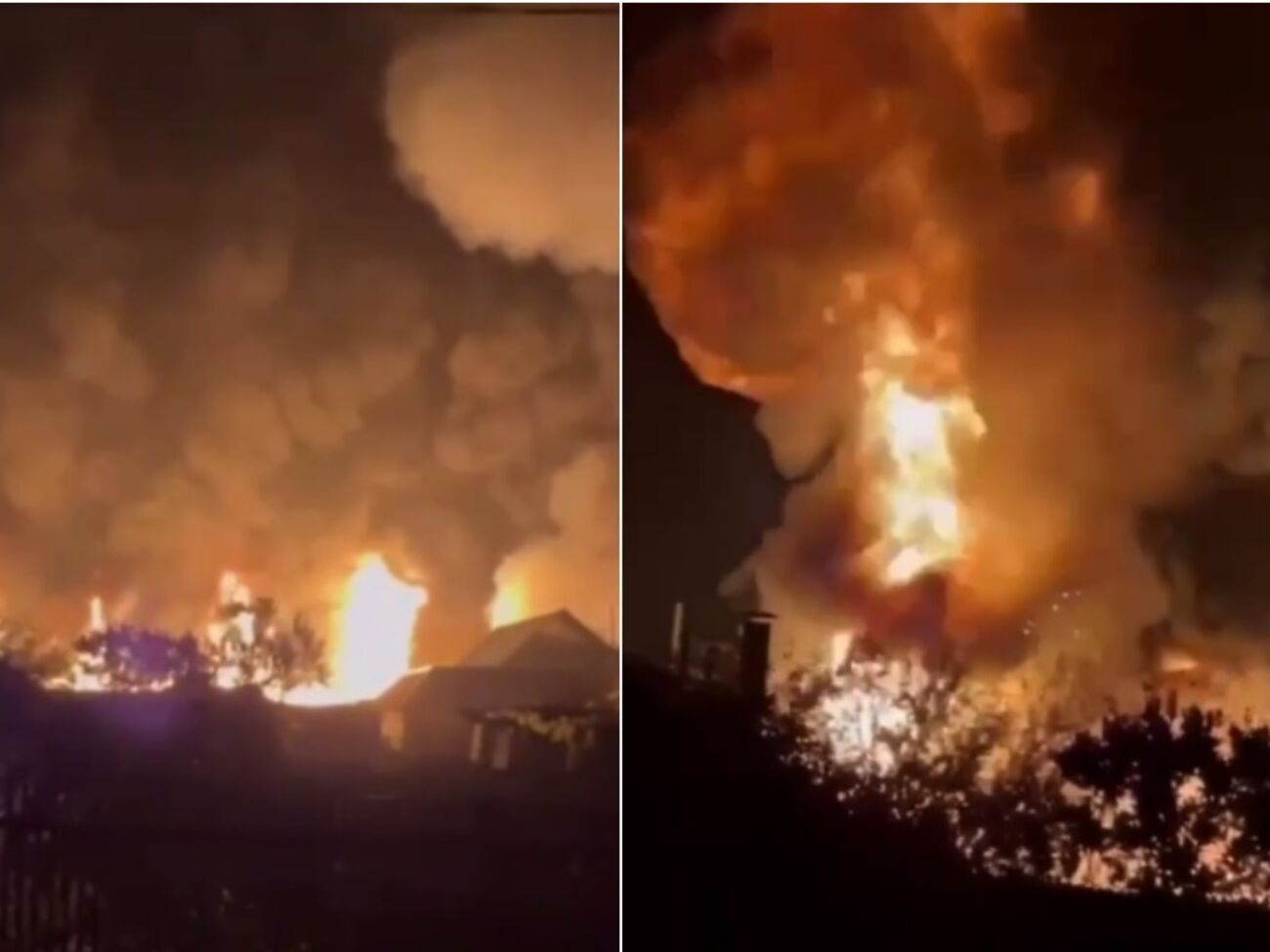 Місцева влада визнала, що на одному з підприємств горить "ємність", але не уточнила, із чим саме вона