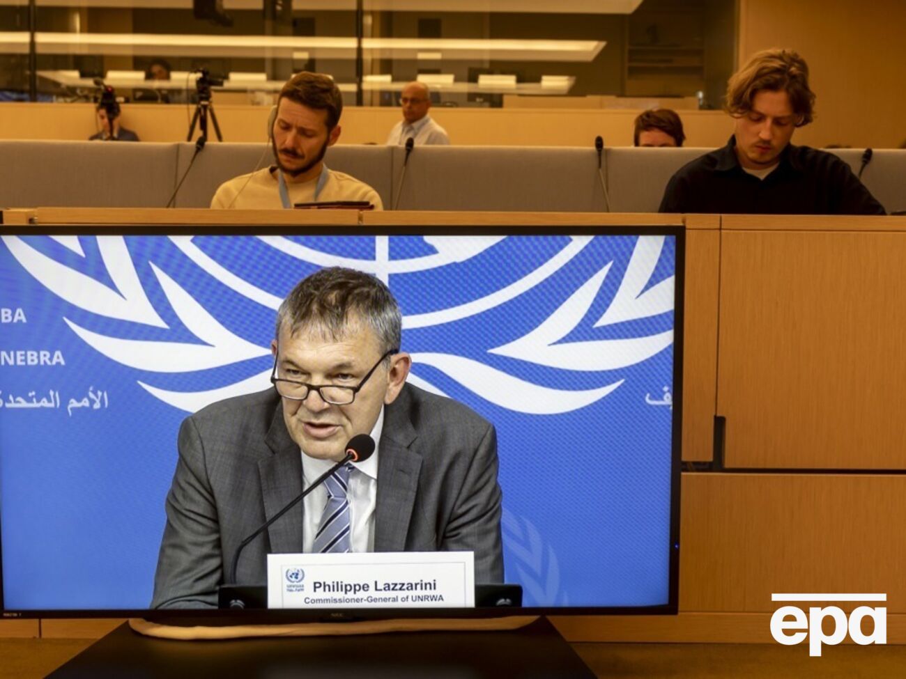Генеральний комісар БАПОР Філіп Лаццаріні заявив, що рішення Кнесету суперечить Статуту ООН