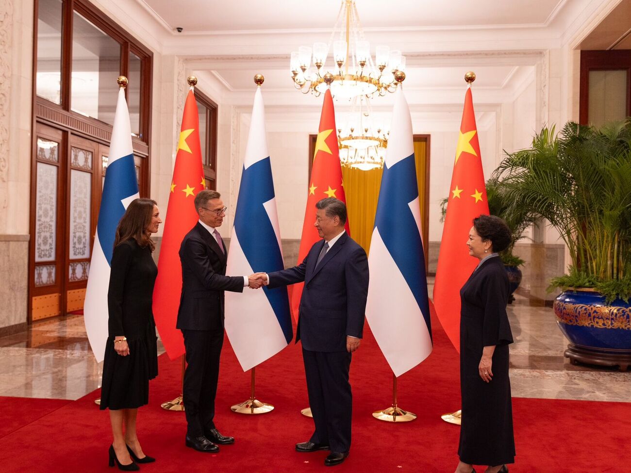 Стубб встретился с Си Цзиньпином в Китае