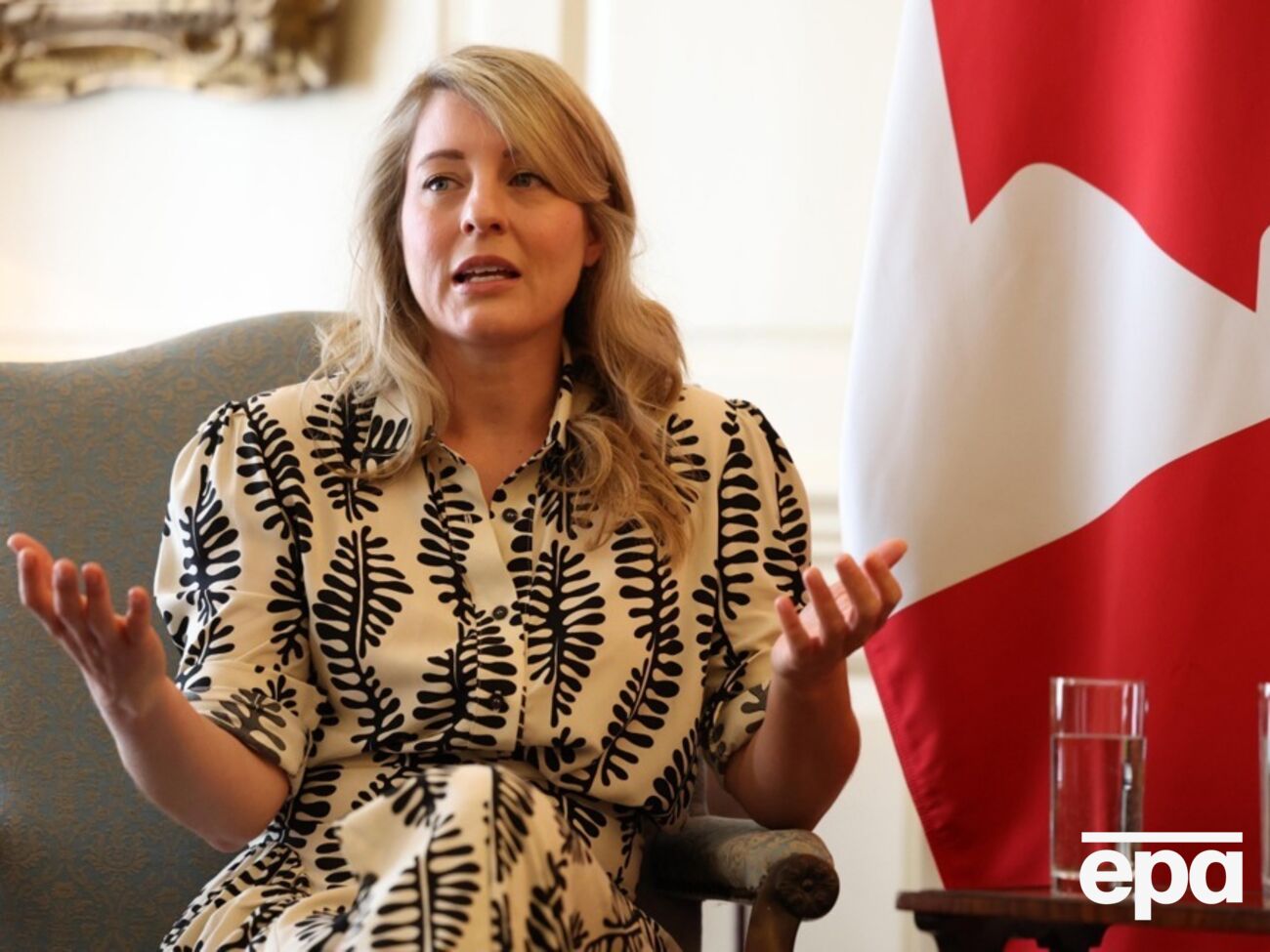 Жоли встретилась с коллегами из североевропейских стран