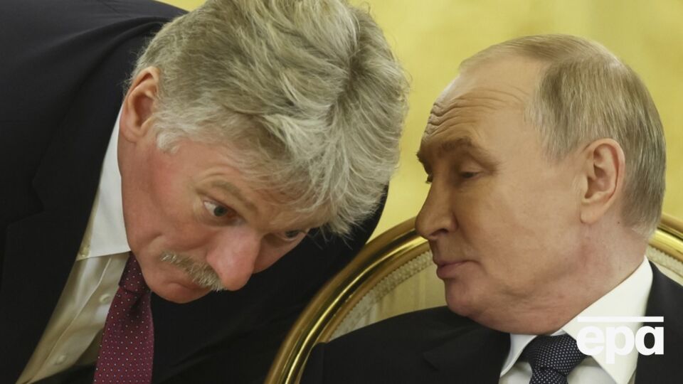 Прессекретар Путіна Пєсков назвав вкиданням публікацію FT про переговори України й РФ