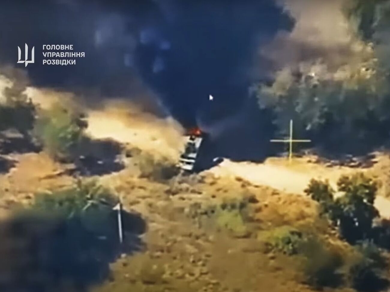 Разведчики уничтожили российский ЗРК "Оса", отметили в ГУР МО