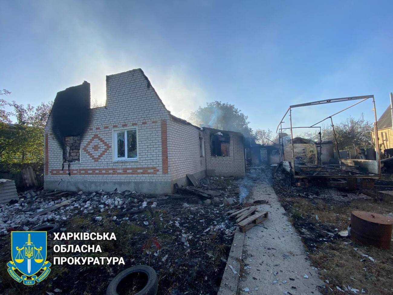 Окупанти вдарили по трьох населених пунктах області, зазначили у прокуратурі