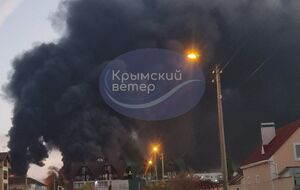 Окупанти визнали, що на нафтобазі сталася пожежа