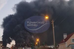 Оккупанты признали, что на нефтебазе произошел пожар