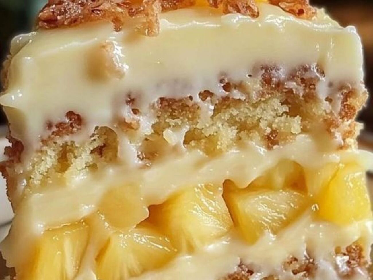 Щоб торт краще просочився, його потрібно поставити в холодильник на ніч або хоча б на кілька годин