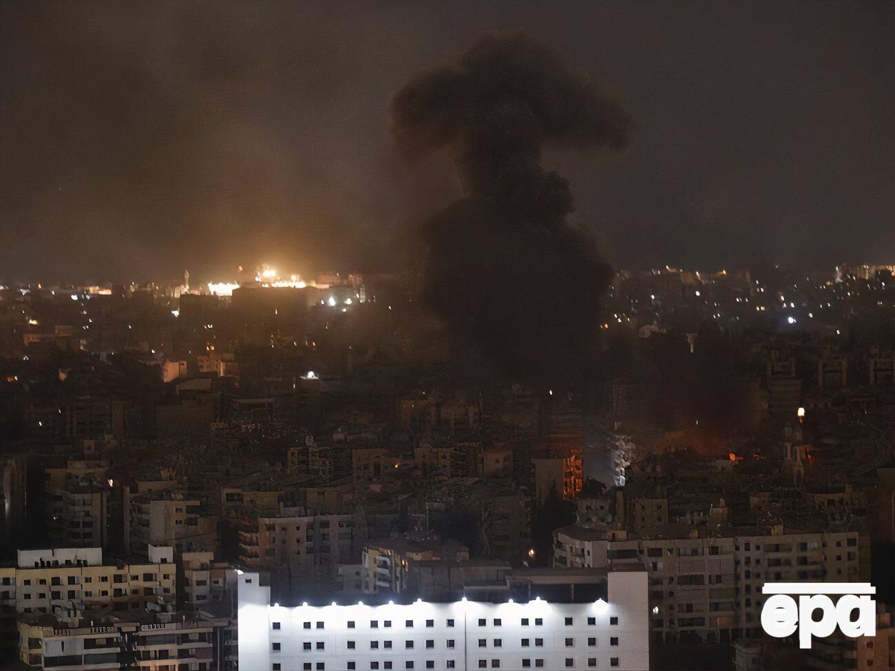 Наслідки авіаудару Ізраїлю по району Дахієх-Хадат у південному передмісті Бейрута