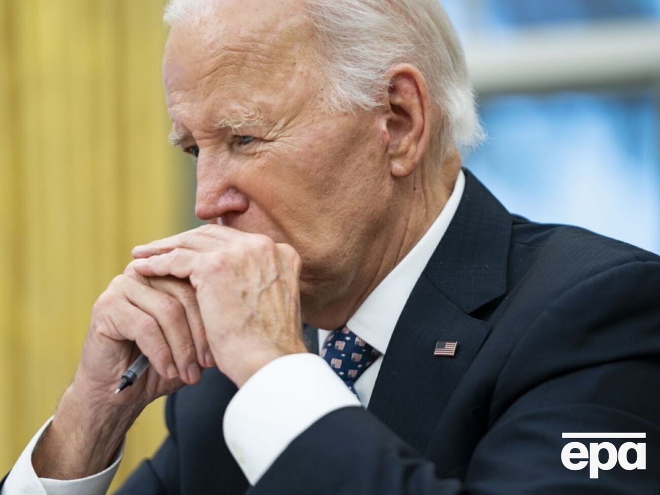 Во время визита в Германию Байден должен был впервые принять участие в заседании группы "Рамштайн"