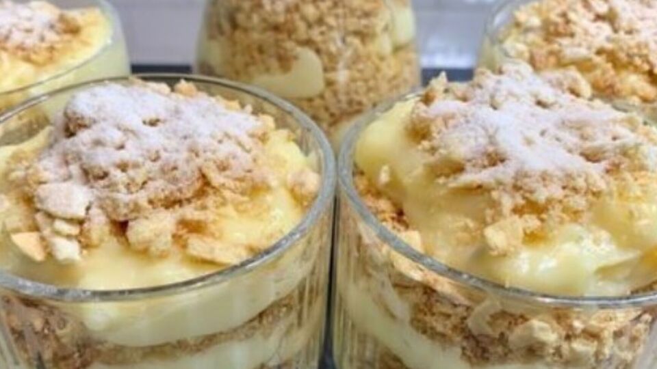 "Наполеон" в стакане готовится очень быстро