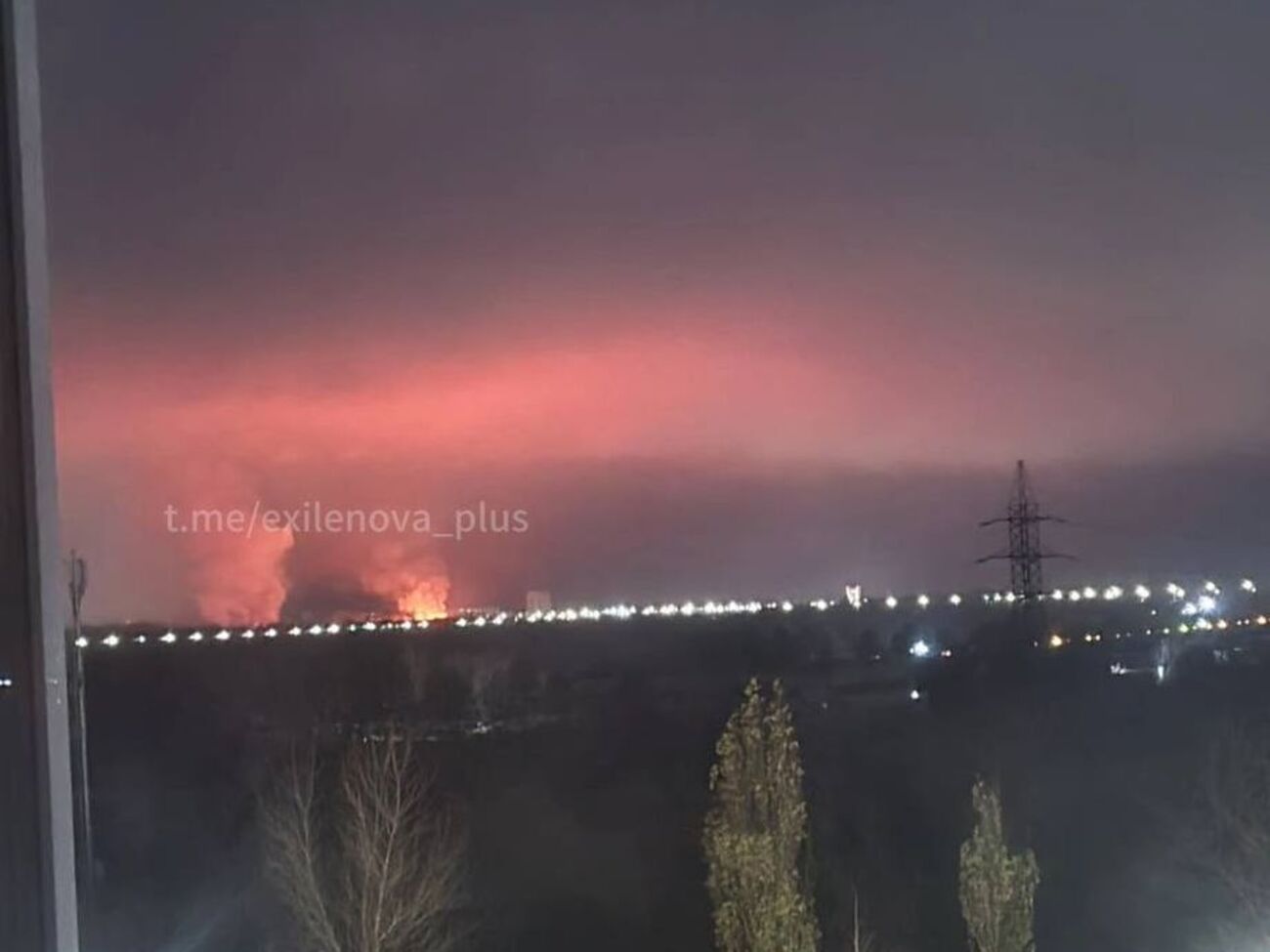 Після атаки дронів у Брянську виникла пожежа