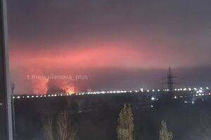 Після атаки дронів у Брянську виникла пожежа