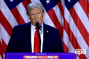 Трамп (на фото) после избрания позвонил именно Зеленскому, а не Путину, отметил Барро