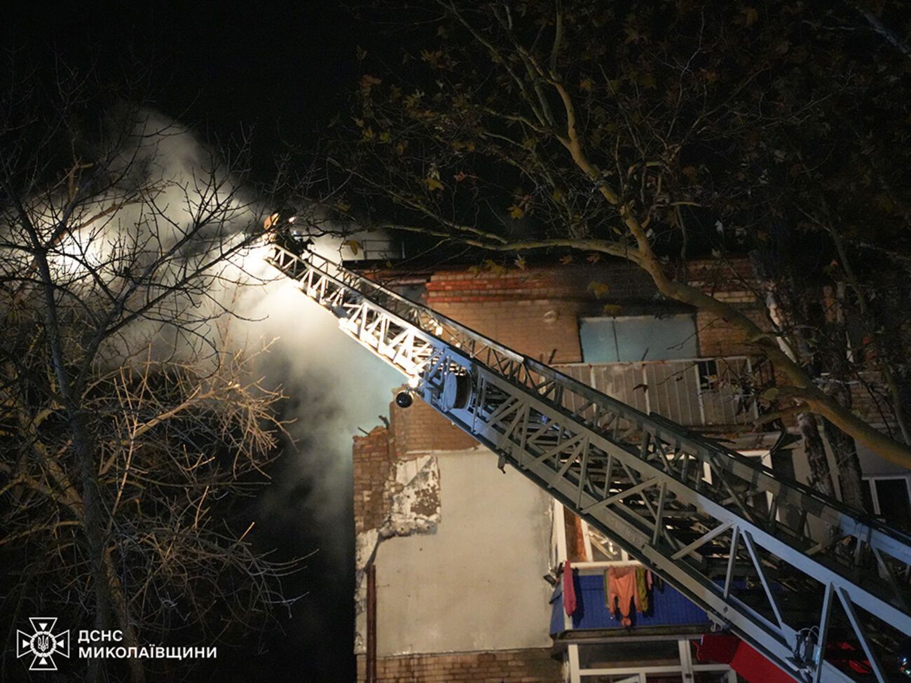 На месте прилетов были пожары