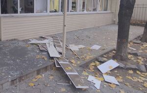 Лысак показал последствия обстрела Никополя