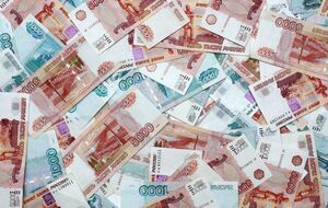 Курс российского рубля к доллару падает