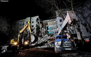 Здание частично разрушено