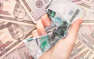 Рубль падает с прошлой недели