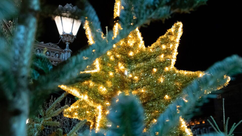 Новогодняя елка на Софийской площади в Киеве будет стоять до 10 января