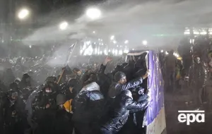 В Тбилиси произошли жесткие столкновения протестующих с силовиками