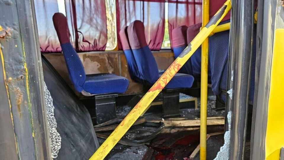 В автобусі постраждало четверо людей