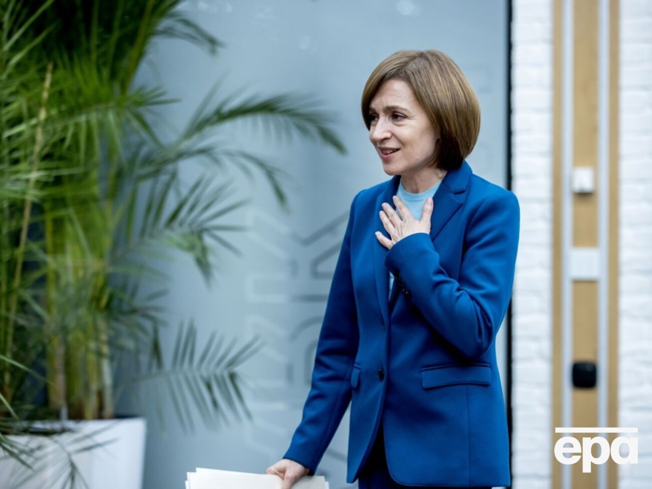 Санду поблагодарила всех проголосовавших