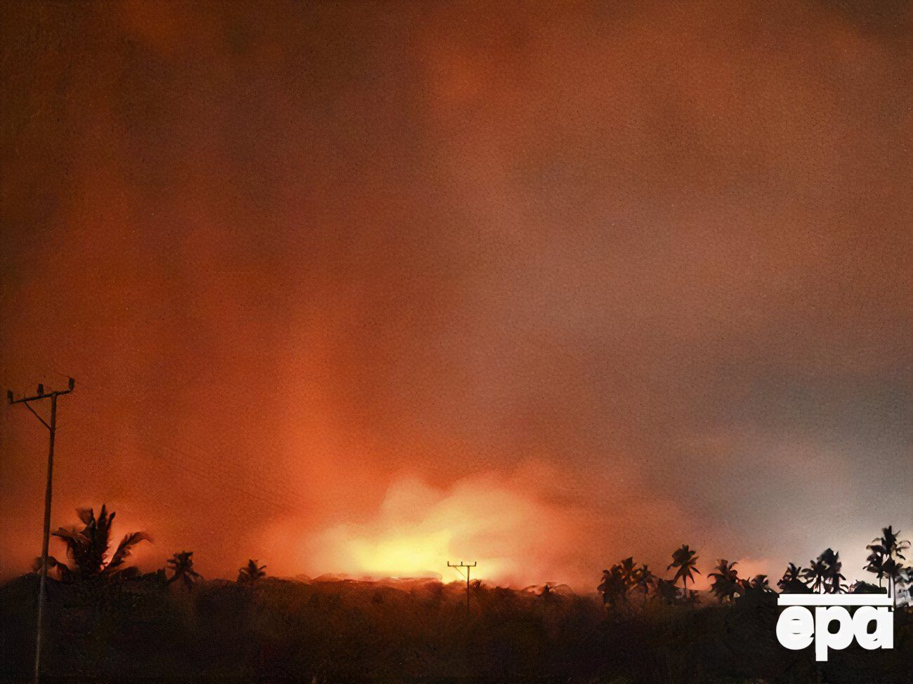 Извержение вулкана Левотоби Лаки-Лаки задело семь сел