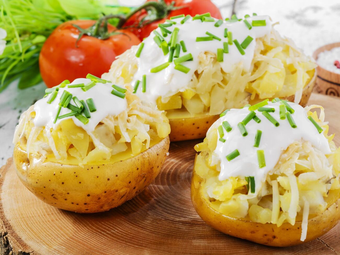 Картошку нужно подавать со сметанным соусом