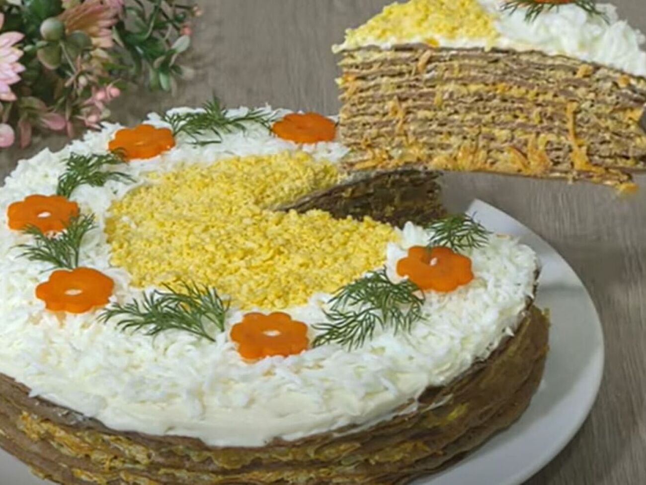 Для печінкового торта найкраще брати курячу печінку