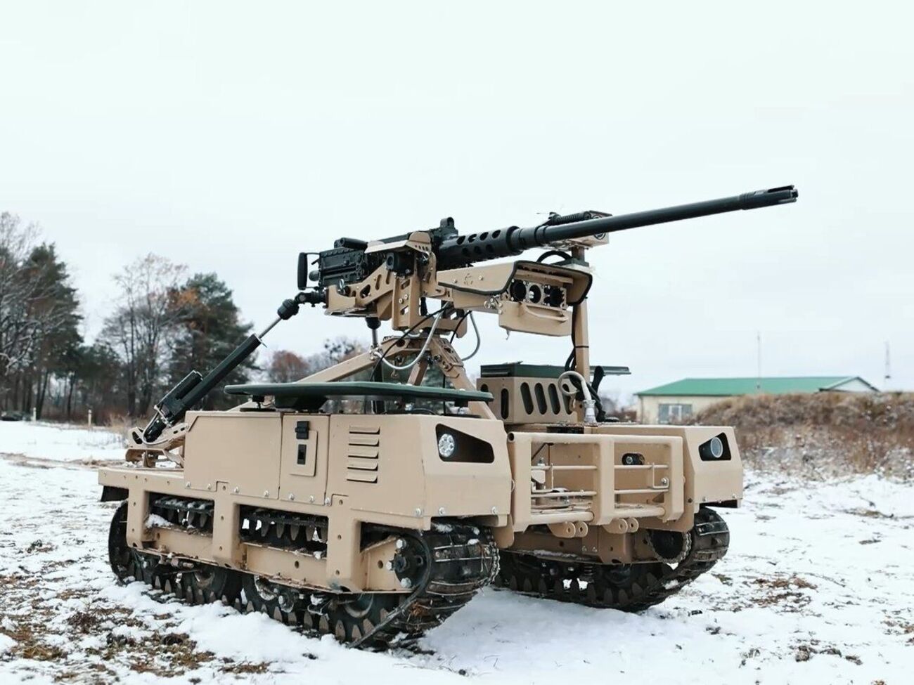 Робот має кулемет Browning 12.7