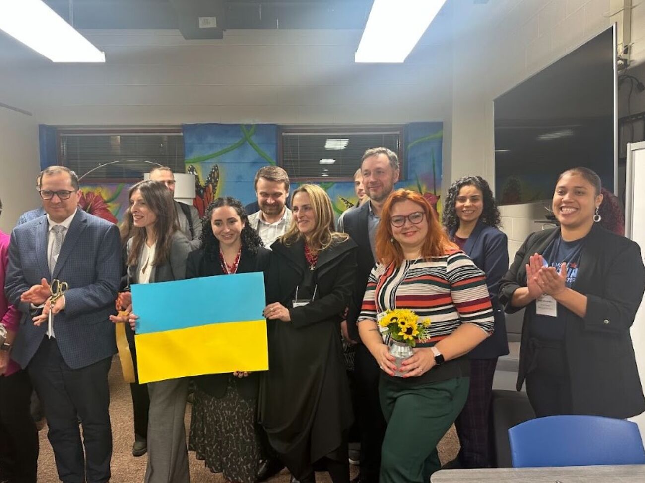 Хаб расположен в Чикагском городском колледже