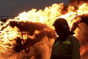 Місцеві жителі повідомляли про величезне полум'я