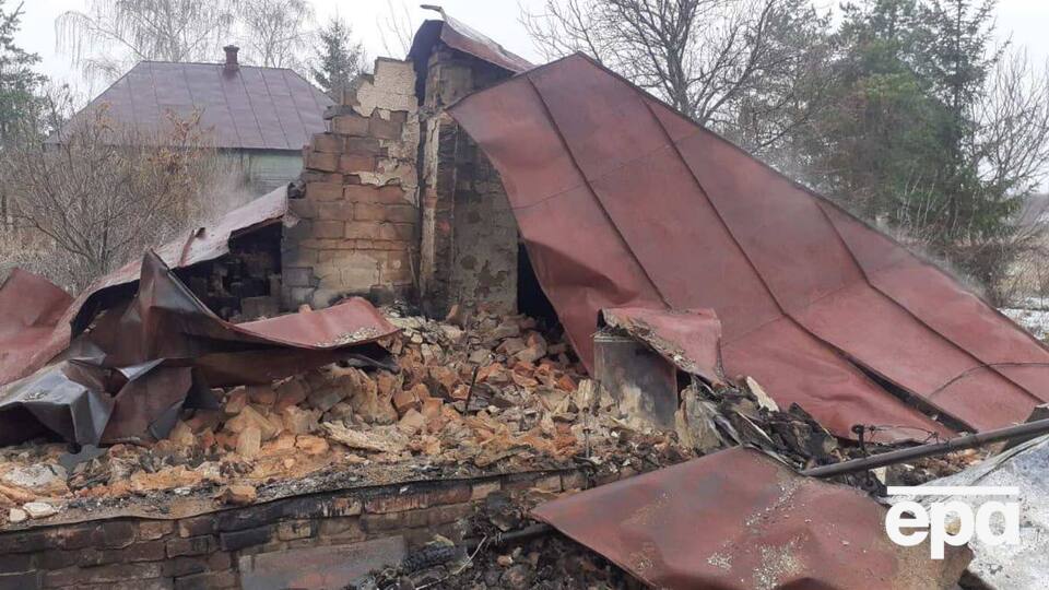 Оккупанты полностью разрушили дом